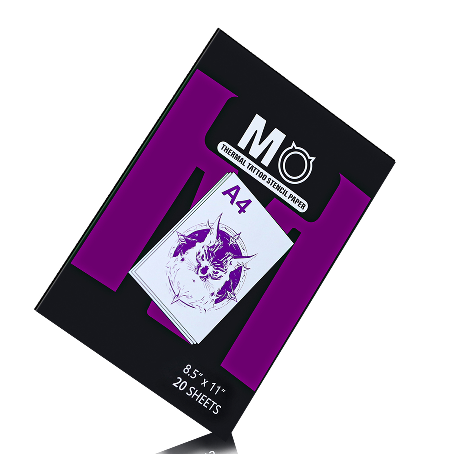 Premium MO Tattoo Stencil Paper 20SHEETS/ Box Thermal Transfer Printer Paper for Professional Tattoo Artists