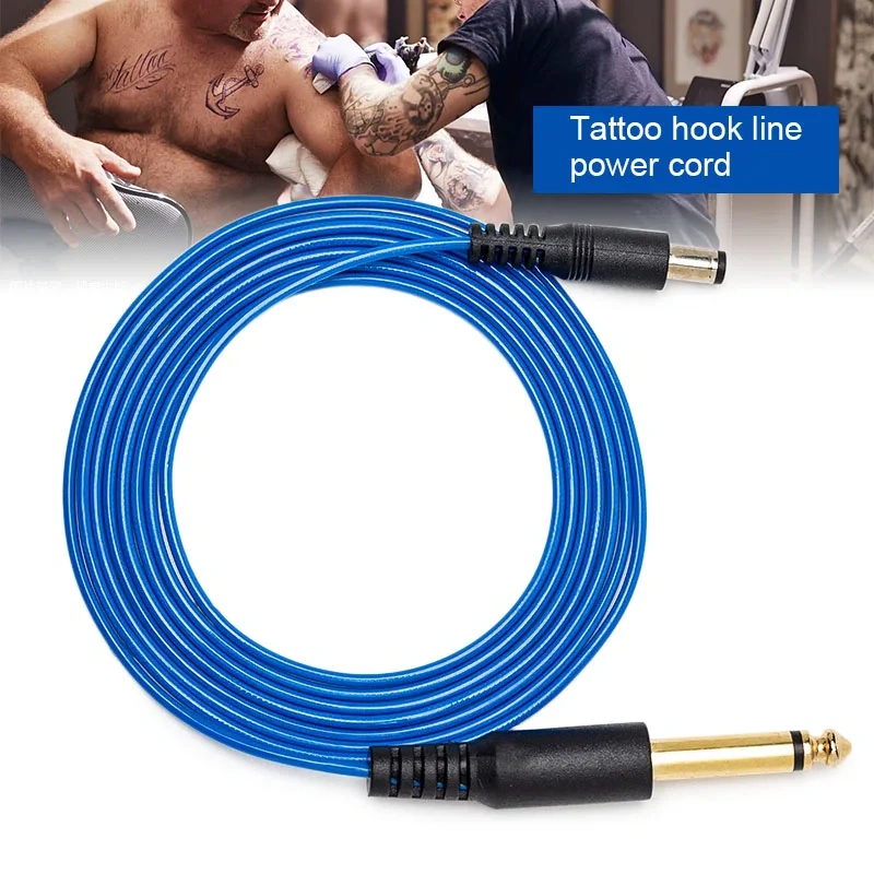 Durable Strong Copper Tattoo Clip Cord  DC Interface Tattoo Hook Line Flexible Tattooing Power Cable Tattoo Tattooing Accessories
