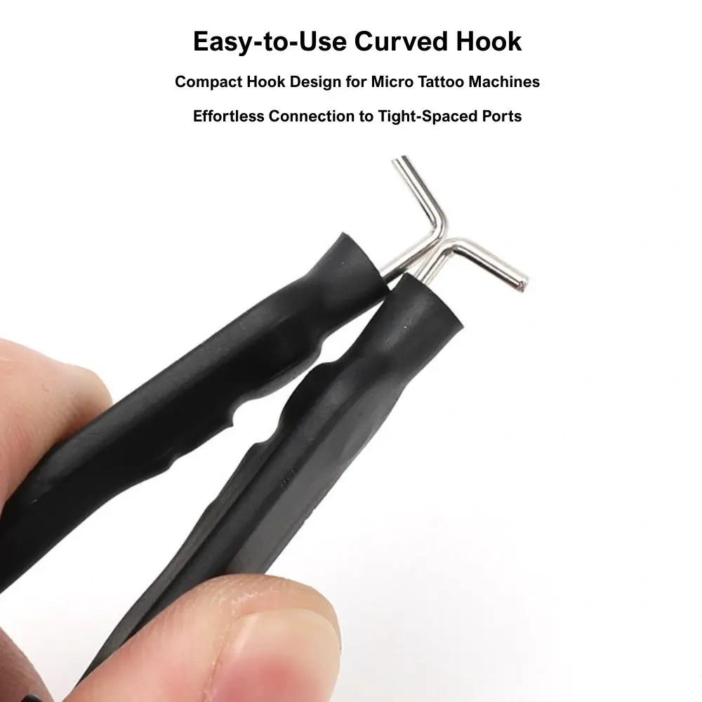 1.8M Heavy Duty Tattoo Clip Cord Tattoo Power Cable for Tattoo Machine Gun Foot Pedal Power Supply Kits