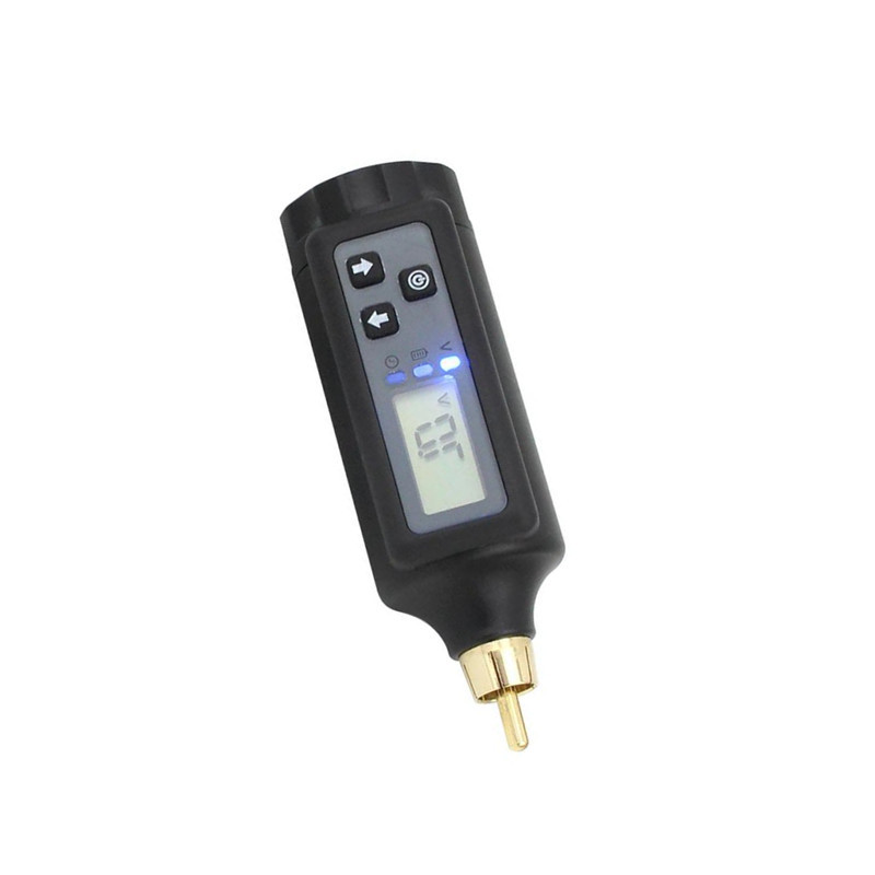 Wireless Tattoo Battery Power Supply 2000mAh Tattoo Pen Machine RCA DC Digital LCD Screen