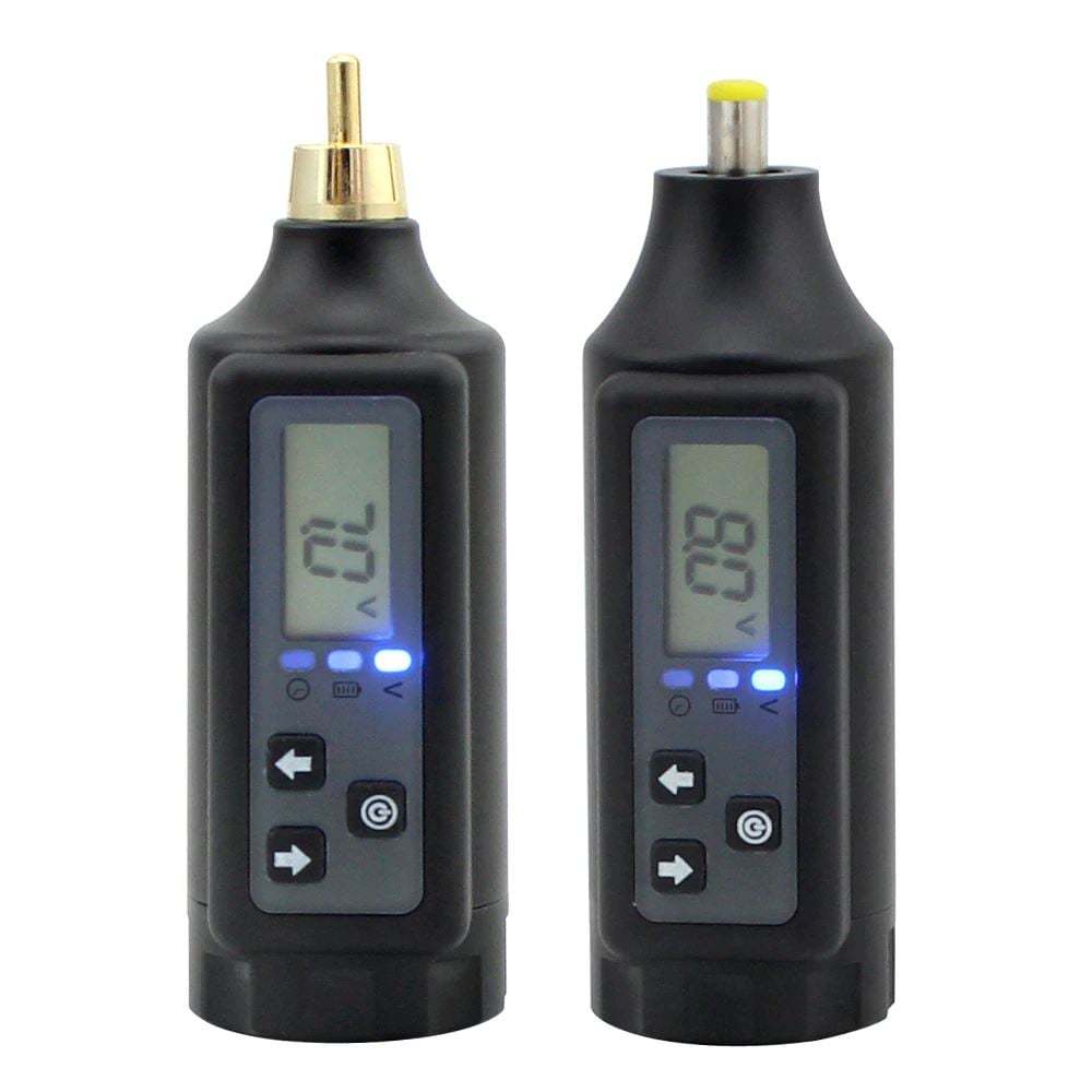 Wireless Tattoo Battery Power Supply 2000mAh Tattoo Pen Machine RCA DC Digital LCD Screen