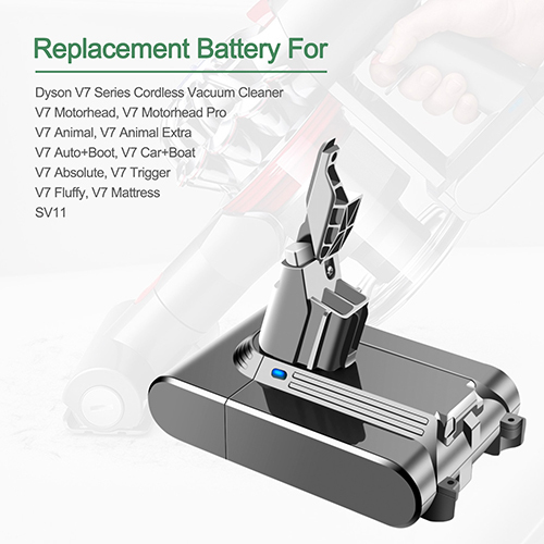 Battery Replacement for Dyson V7, 21.6V 4600mAh Li-ion Battery