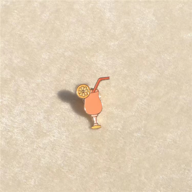bespoke lapel pins orange juice