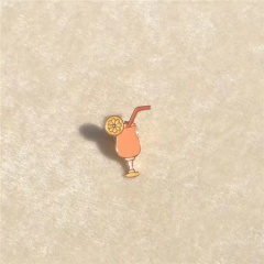 bespoke lapel pins orange juice