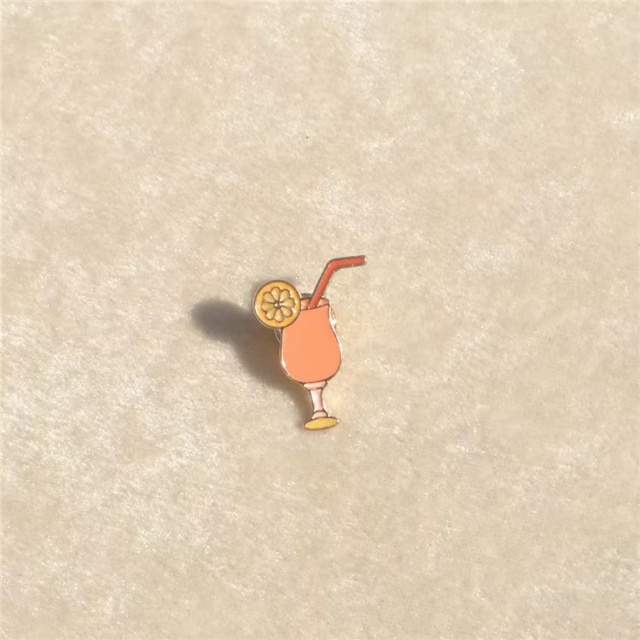bespoke lapel pins orange juice