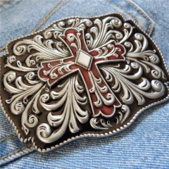 bespoke belt buckle the red cross