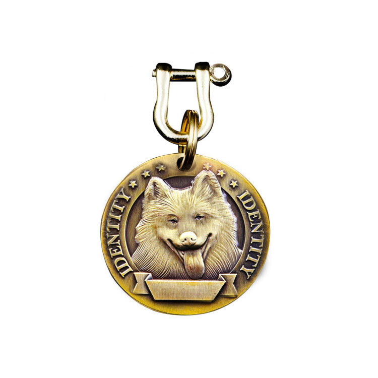 custom pet tag husky