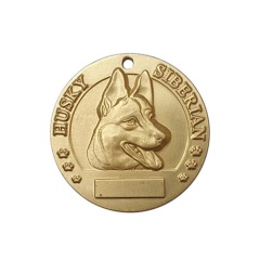 custom die casting pet tag husky