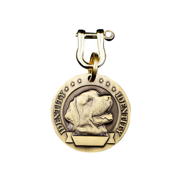 custom die casting dog tag Labrador retriever