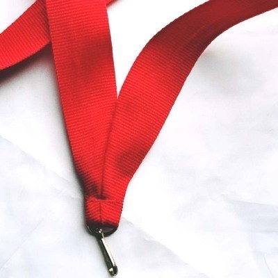custom lanyard pure red