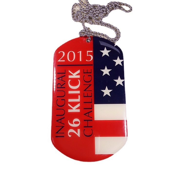 custom offset print pet tag