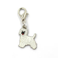 custom die casting dog tag with lobster