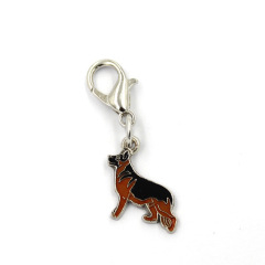 custom soft enamel dog tag with lobster