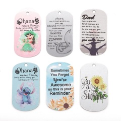 custom UV print pet tag