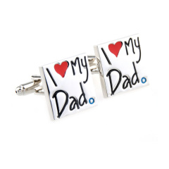 custom lettering cufflinks