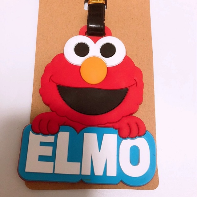 custom PVC silicone luggage tag bird