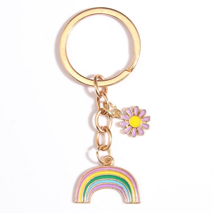 custom soft enamel keychain