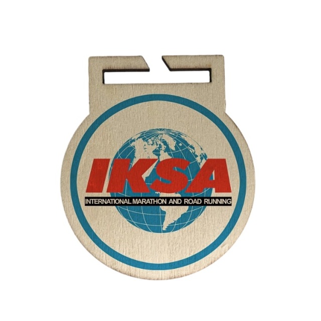 custom wood medals for road run