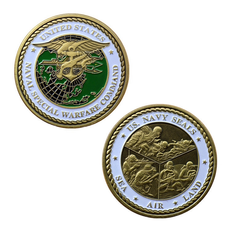 custom military coin navy
