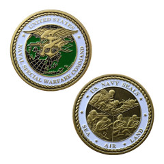 custom military coin navy
