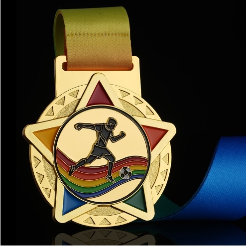 Custom Soft Enamel Soccer Medals