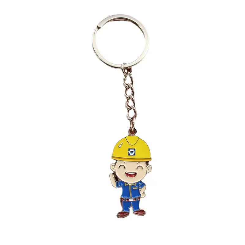 Custom Cartoon Enamel Keychain