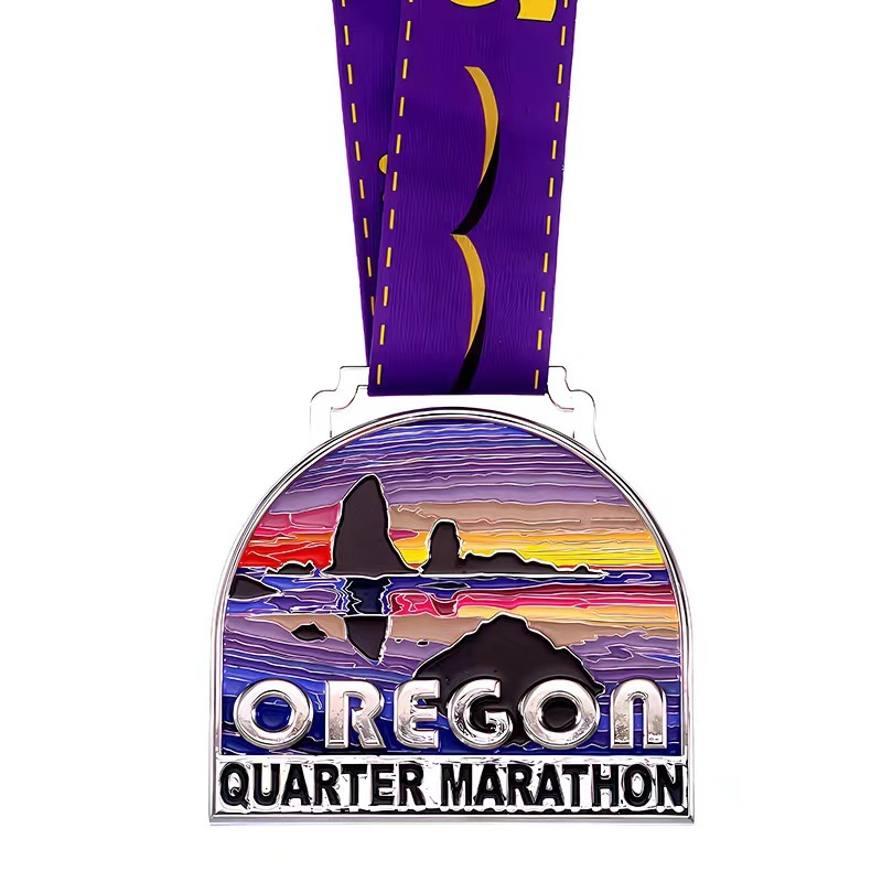 Custom Soft Enamel Marathon Medals