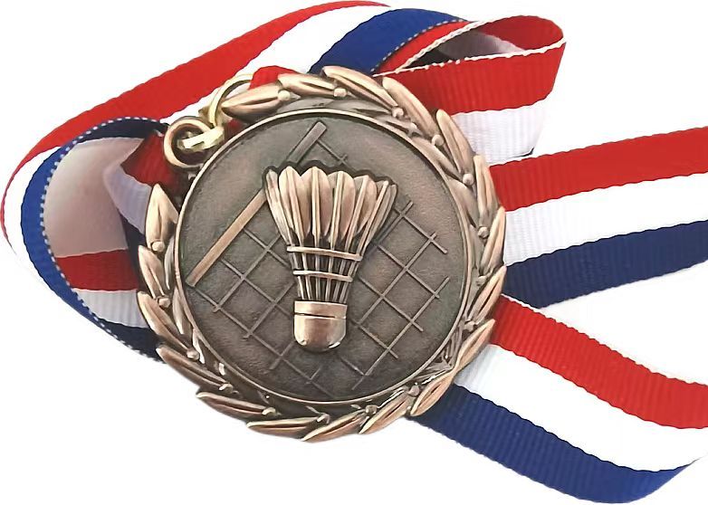 Custom Badminton Metal Medal
