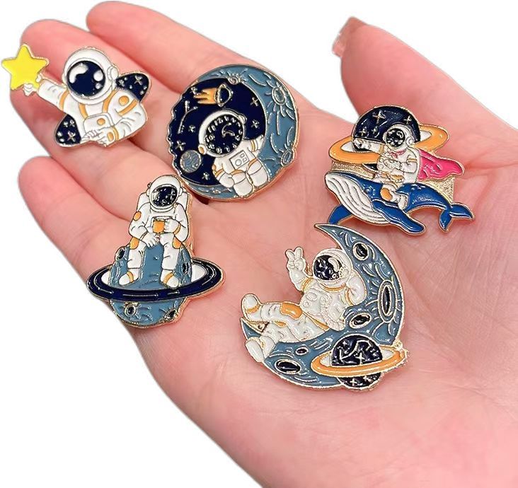 Custom Astronaut Badge Pins