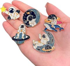 Custom Astronaut Badge Pins
