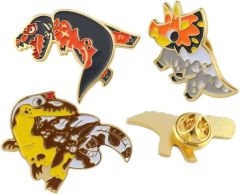 Custom Dinosaur Pin Badges