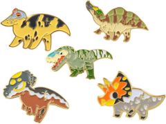 Custom Dinosaur Pin Badges