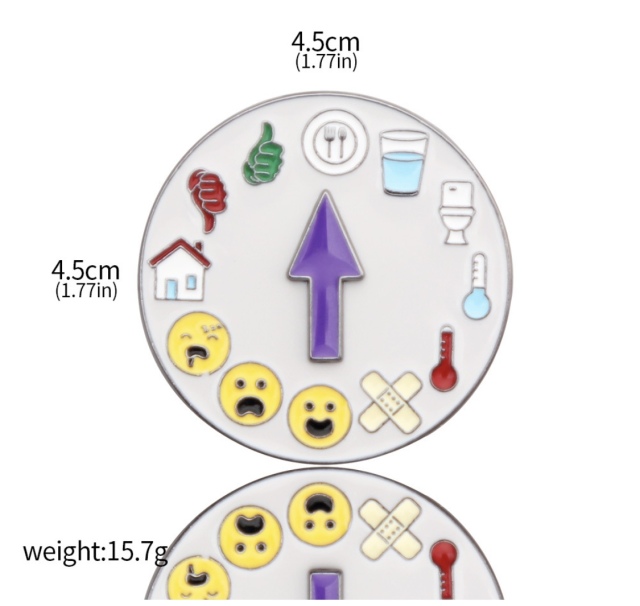 Custom Mood Lapel Pin