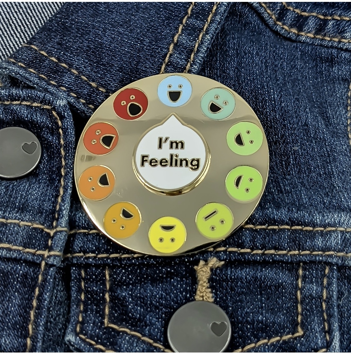 Custom Mood Lapel Pin