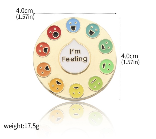 Custom Mood Lapel Pin