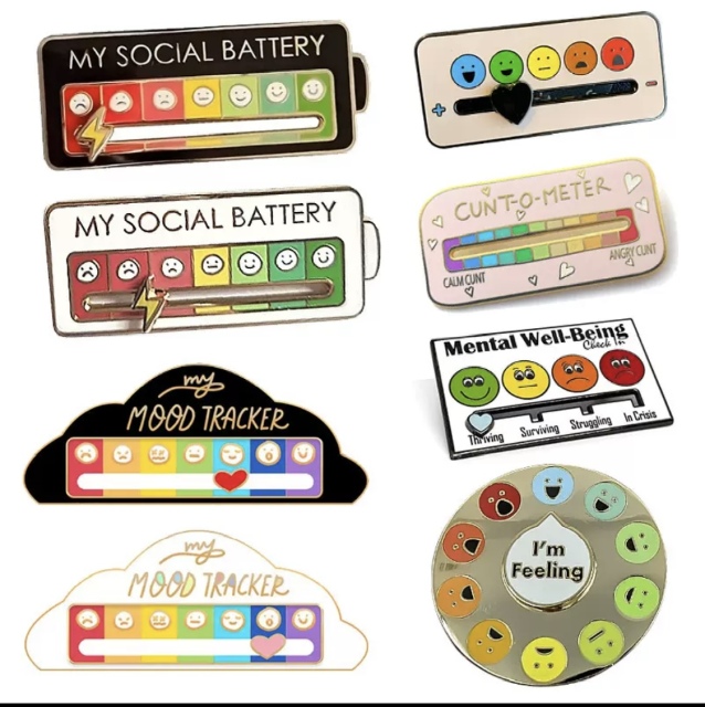 Custom Mood Lapel Pin