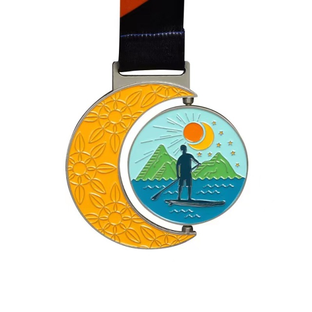 Custom Soft Enamel Spining Medal