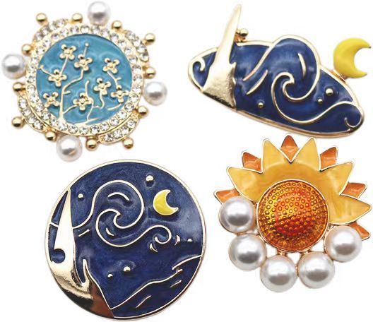 Custom Van Gogh Lapel Pin