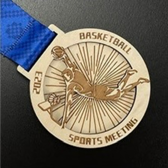 Custom wooden medals