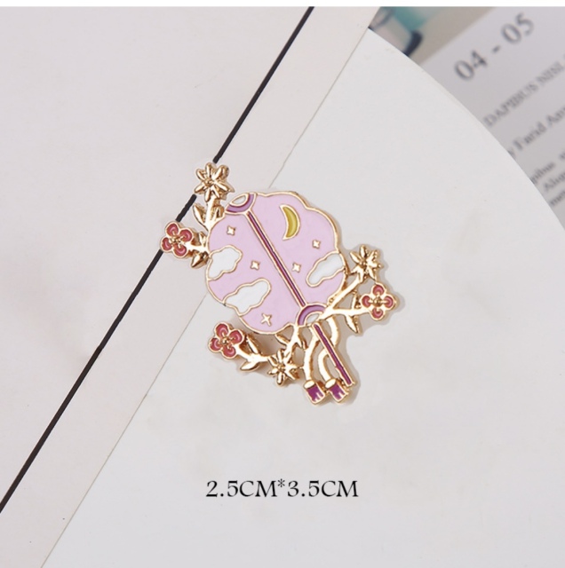 Custom Lotus Leaf Lapel Pins