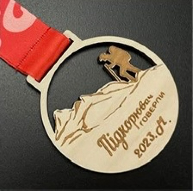 Custom wooden medals