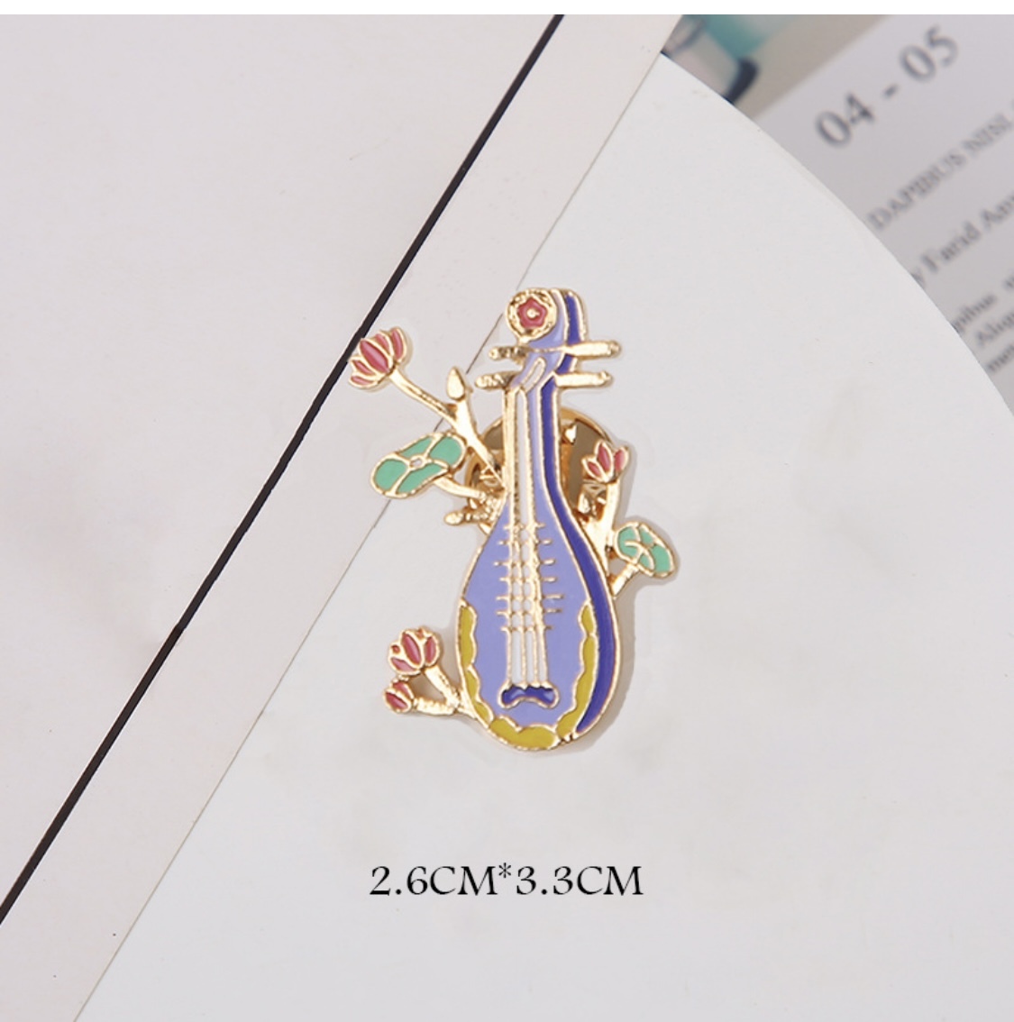 Custom Lotus Leaf Lapel Pins