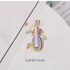 Custom Lotus Leaf Lapel Pins