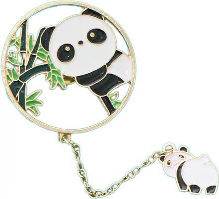 Custom cutout panda key chain