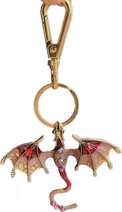 Custom Flying Dinosaur Keychain