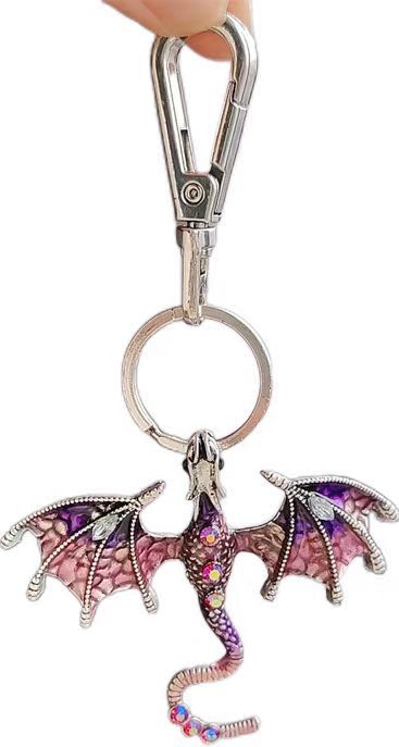Custom Flying Dinosaur Keychain