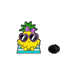 Custom Enamel Pineapple Pin Badges