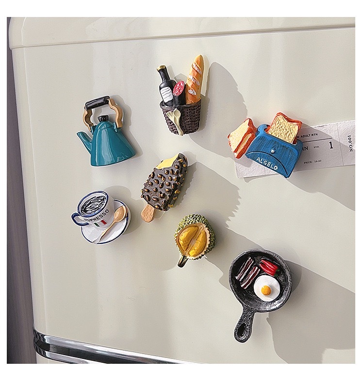 Custom PVC food fridge magnet