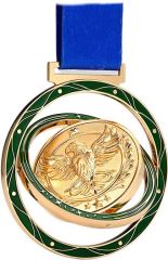 Custom Double-Sided Spinning Medal