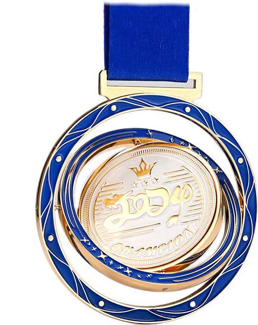Custom Double-Sided Spinning Medal
